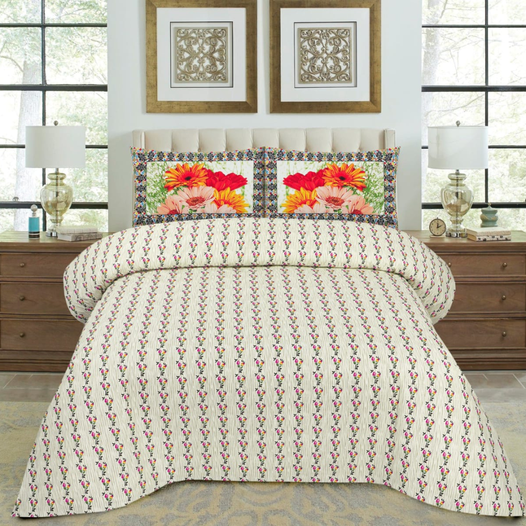 Pure Cotton Double Bedsheets