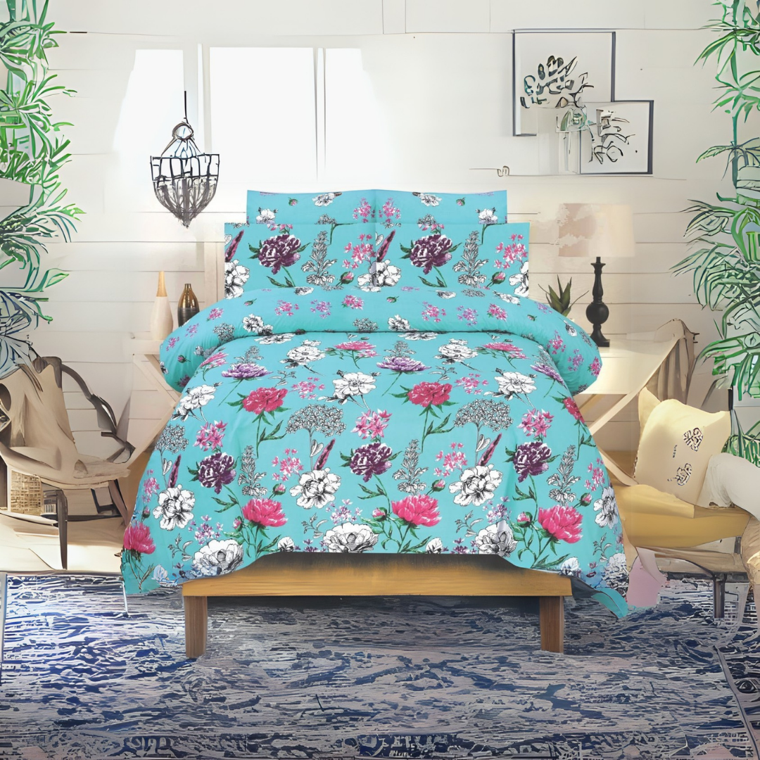 Pure Cotton Double Bedsheets