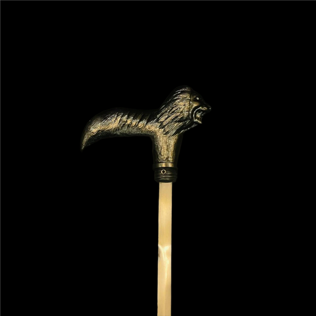 Lion Head Walking Stick