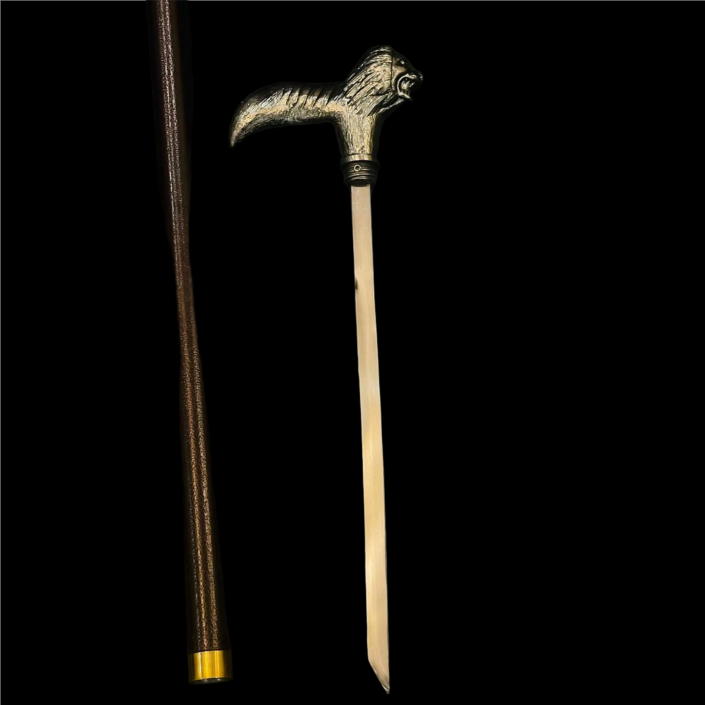 Lion Head Walking Stick