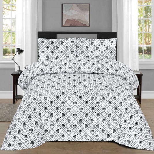 Pure Cotton Double Bedsheets