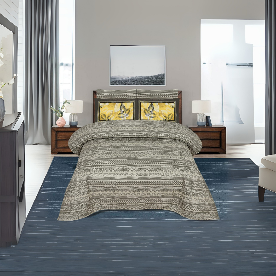 Pure Cotton Double Bedsheets