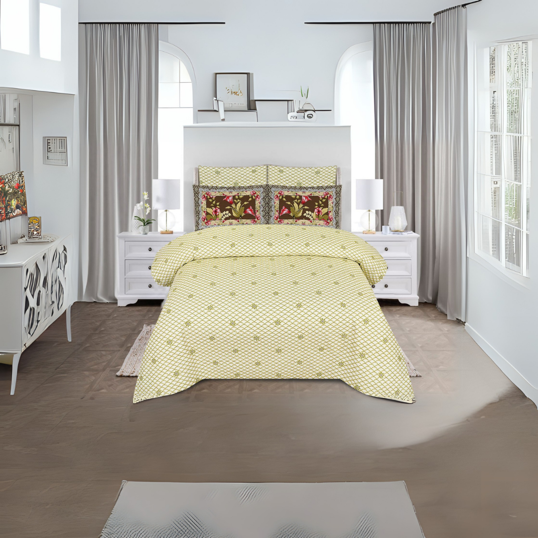 Pure Cotton Double Bedsheets