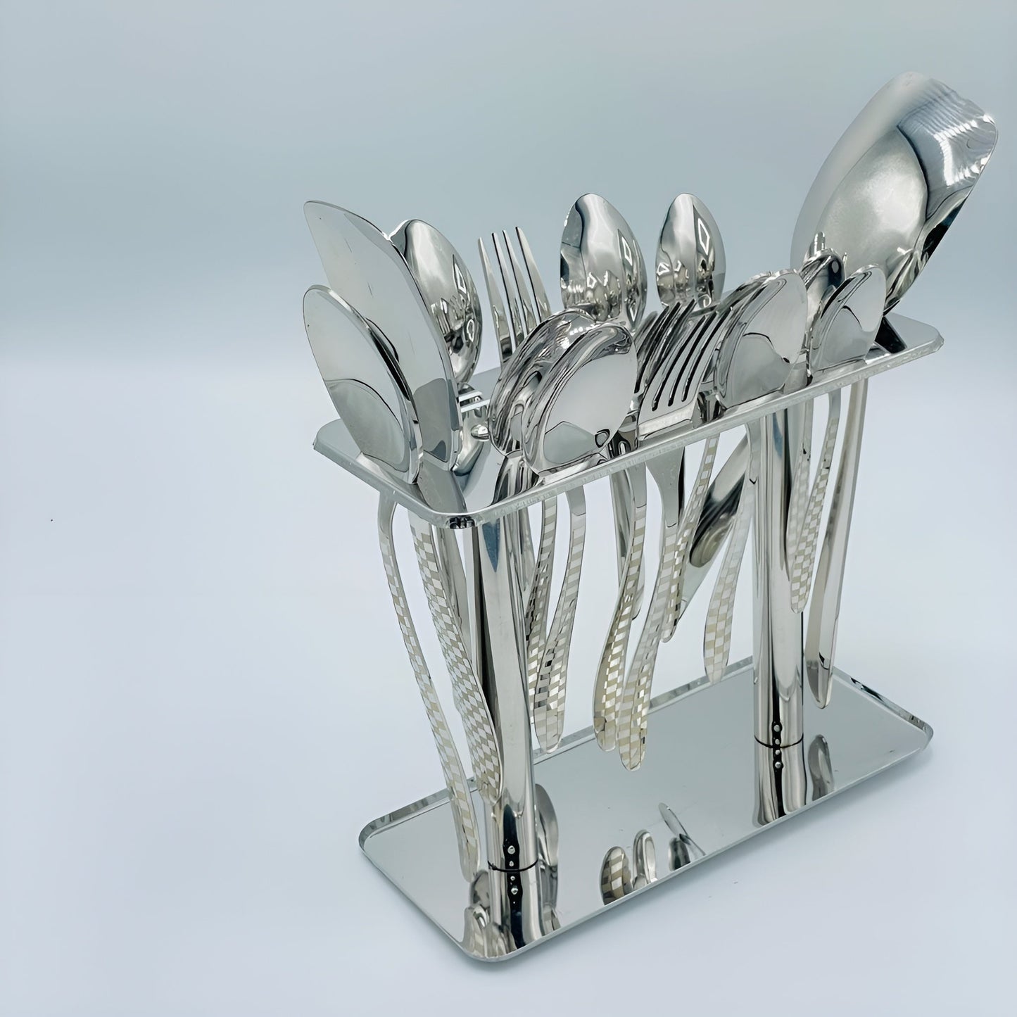 4 Persons set - Elegant Exclusive Laser Stainless Steel Cutlery Set
