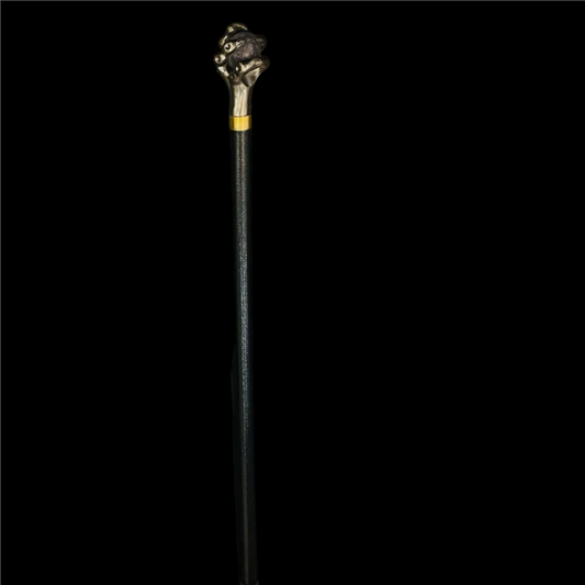 Luxury Ball Knob Metal Walking Stick
