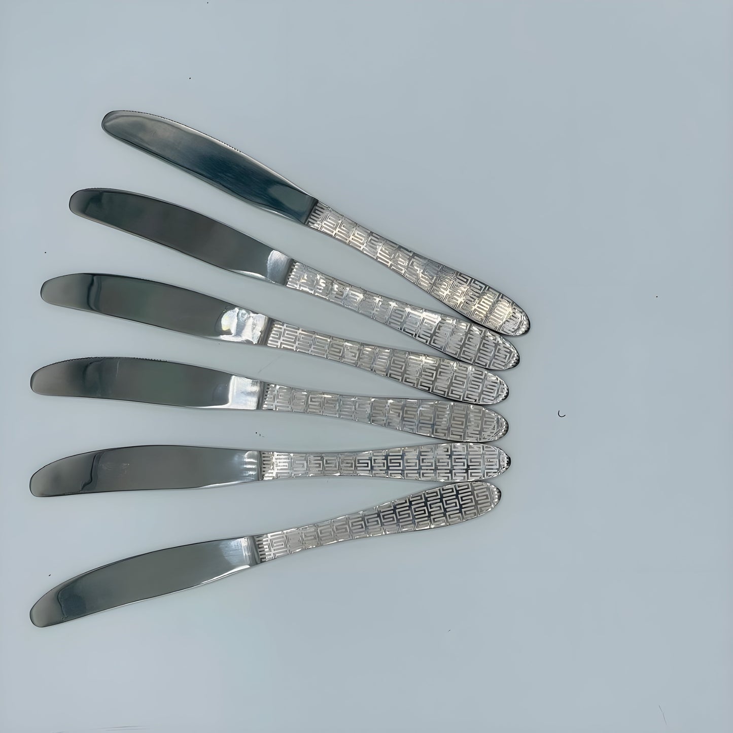 4 Persons set - Royal Luxe Gold Laser-Design Silverware