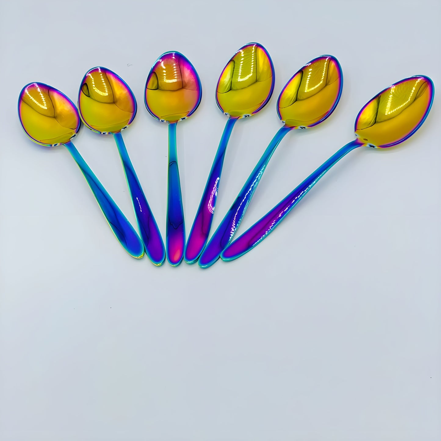 4 Persons set - Multicolor Silverware Set Silverware Flatware Cutlery Set, Stainless Steel Utensils Service