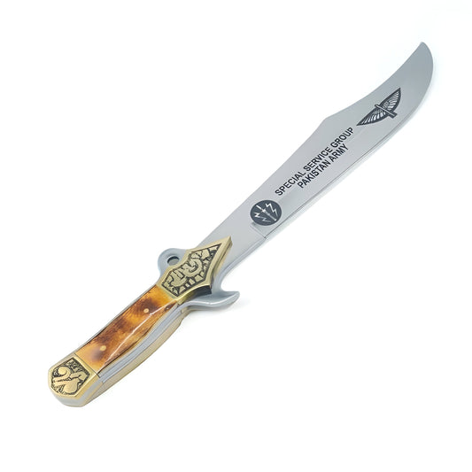 D2 Steel Tactical Knife with Custom Engraving