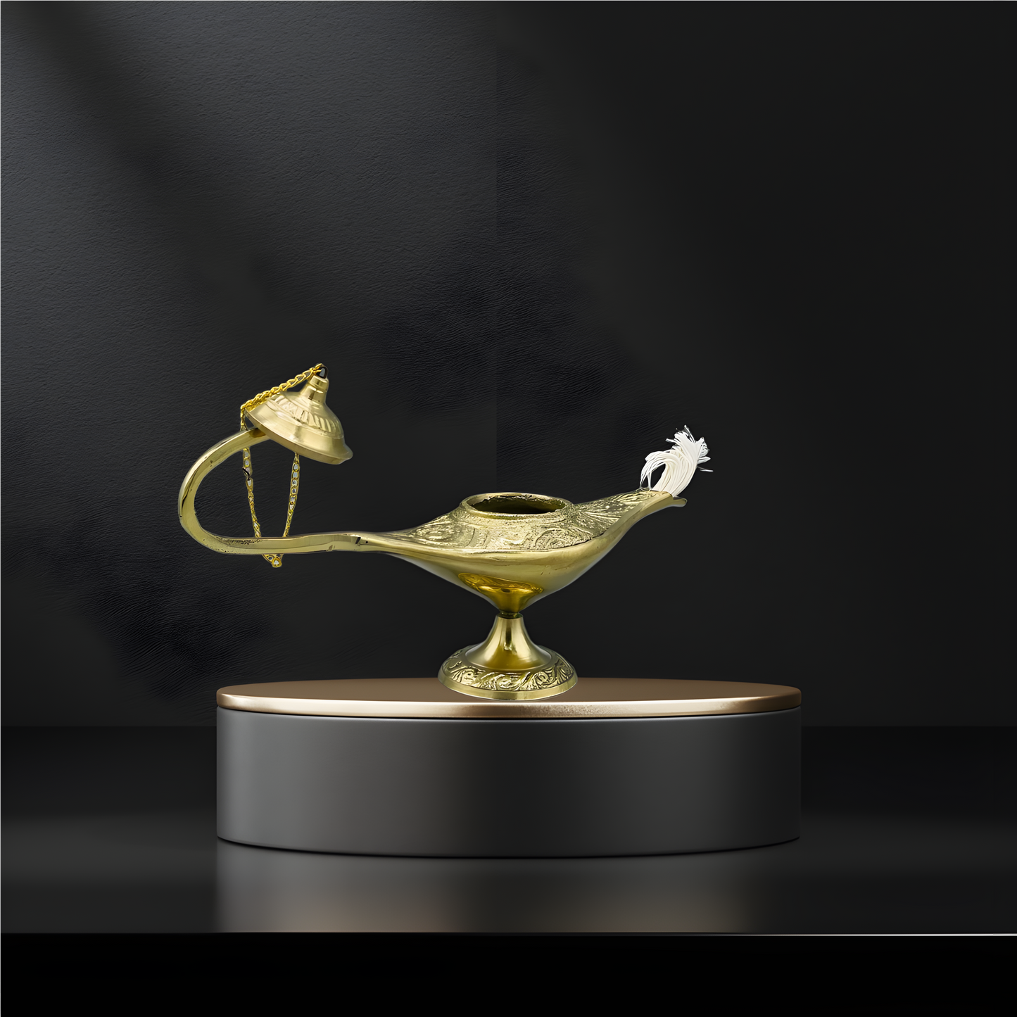 Elegant Brass Magic Lamp