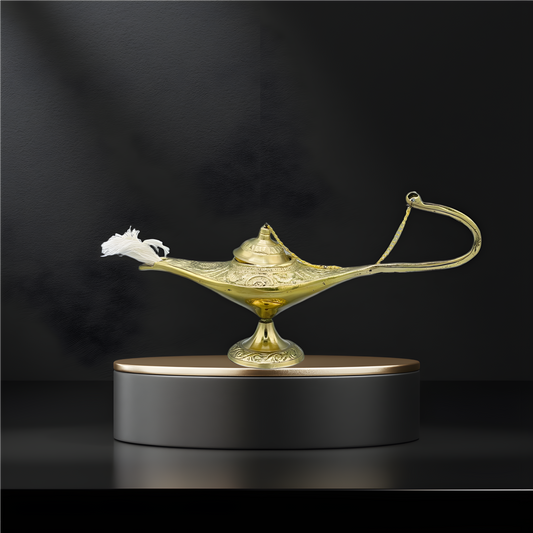 Elegant Brass Magic Lamp